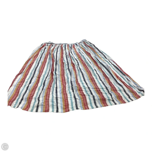 Skirt Maxi By Aeropostale In Striped Pattern, Size: L