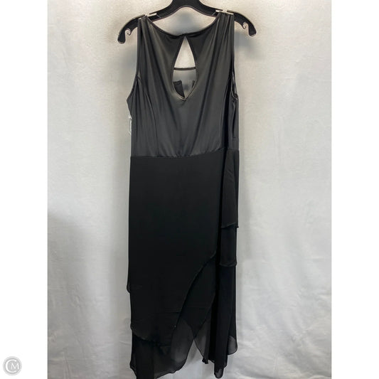 Dress Casual Maxi By Ashley Stewart In Black, Size: 14