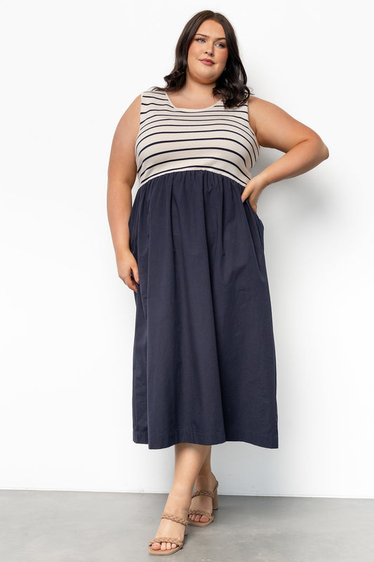 Nantucket Tank Dress | Navy Stripe