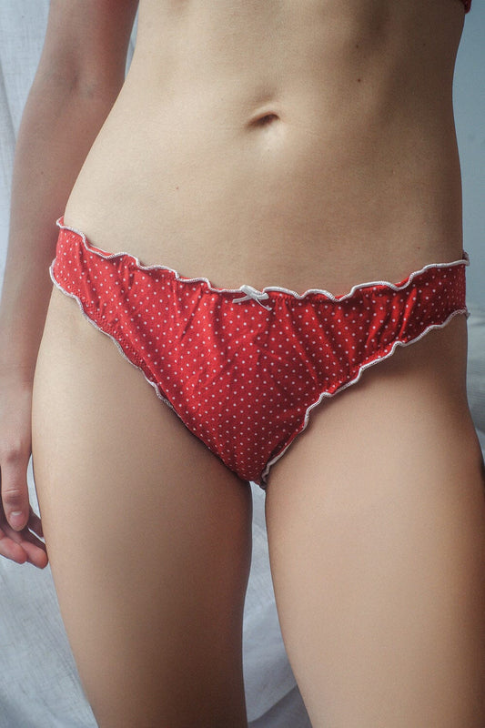 Polka Dot Bow Underwear
