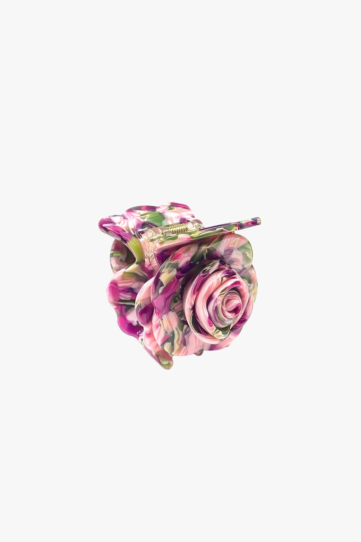 Layered Rosette Hair Jaw Clip- Multi Color