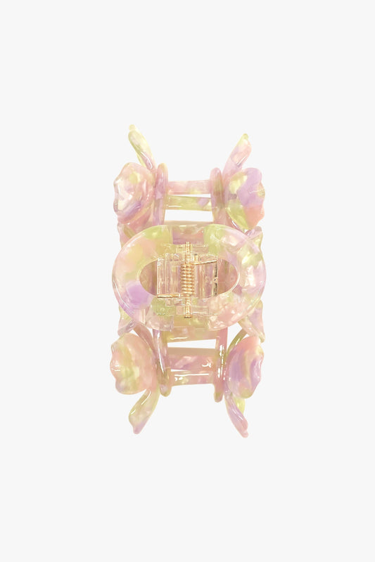 Triple Flower Rhinestone Jaw Clip