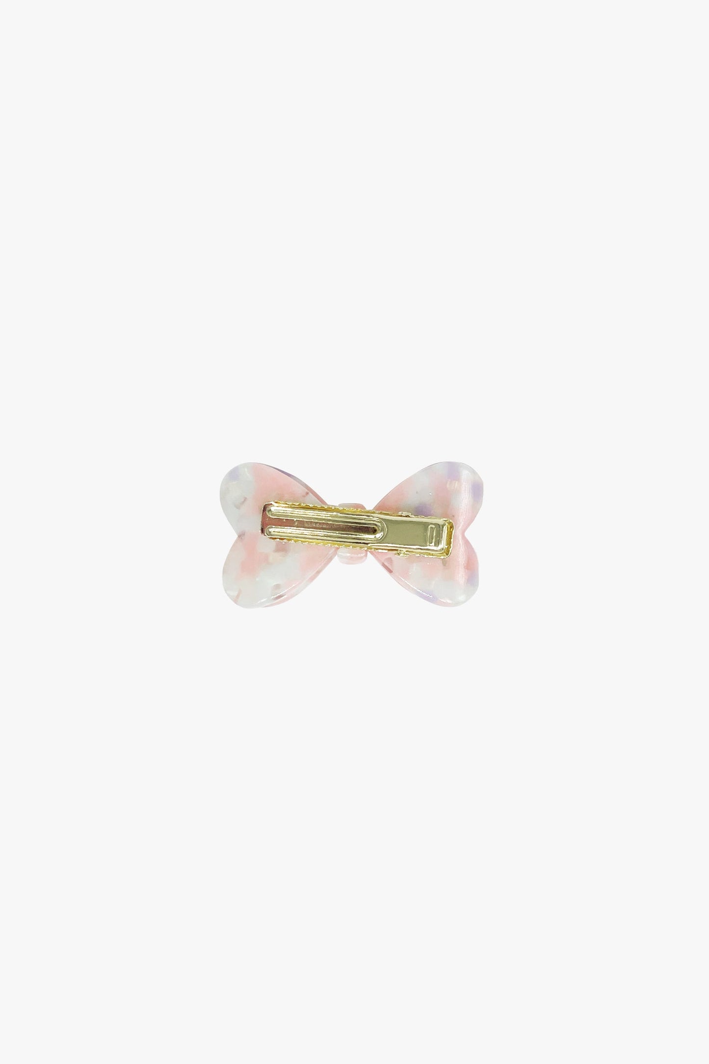 Love Puff Bow Side Clamp- Pastel Mix