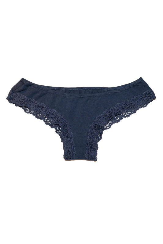 Navy Blue Lace Underwear