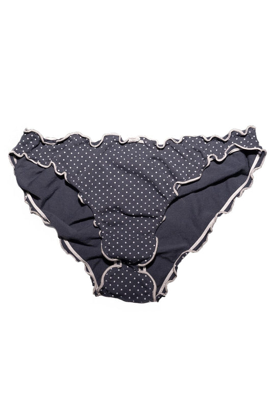 Polka Dots Scallop Bow Underwear