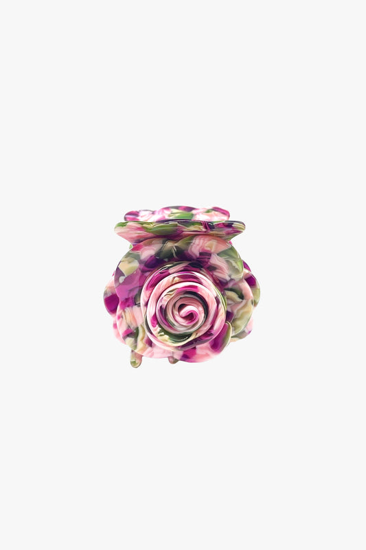 Layered Rosette Hair Jaw Clip- Multi Color