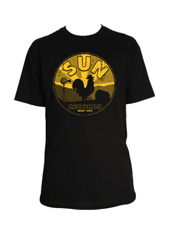 Morning Sun Men's Tee in Black